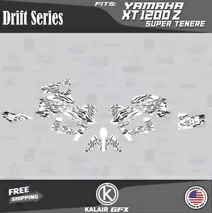 Yamaha XT 1200Z Super Tenere (全年式) ドリフト用グラフィックスキット - ホワイト Graphics Kit for Yamaha XT 1200Z Super Tenere (All Years) Drift - WHITE 【並行輸入品】