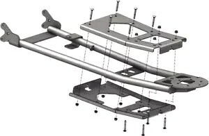 KFI 105955 ATV プラウ プッシュ チューブ HD キット KFI 105955 ATV Plow Push Tube HD Kit 【並行輸入品】