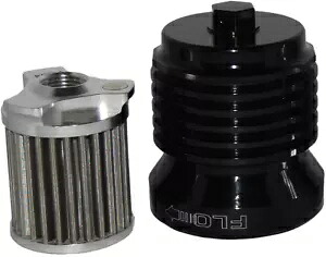 PC Racing flo 再使用可能スチールオイルフィルター HD ブラック _PCS4B PC Racing flo reusable steel oil filter HD black _PCS4B 【並行輸入品】