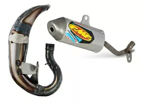FMF ファクトリー Fatty エキゾーストパイプ & Powercore 2 サイレンサー 2016-24 KTM 50SX TC50 用 FMF Factory Fatty exhaust pipe & Powercore 2 silencer for 2016-24 KTM 50SX TC50 【並行輸入品】