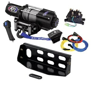KFI U45w-R2 4500ポンド ワイド ウインチ & ウインチ コンボ キット - John Deere Gator XUV 825/855 KFI U45w-R2 4500lb wide winch & winch combo kit - John Deere Gator XUV 825/855 【並行輸入品】｜カスタムパーツ WORLD倉庫