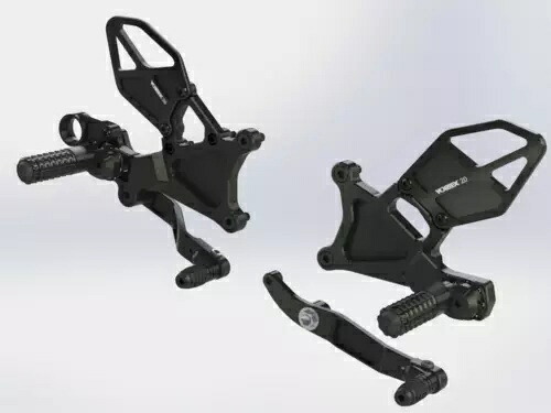 ボルテックス リアセット ブラック_RS634K Vortex rear set black _RS634K 【並行輸入品】｜カスタムパーツ WORLD倉庫