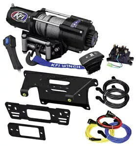 KFI U45w-R2 4500lbs ウインチ & マウントキット - Polaris Ranger Crew with Pro Fit チューブ KFI U45w-R2 4500lbs winch & mount kit - Polaris Ranger Crew with Pro Fit Tubing 【並行輸入品】