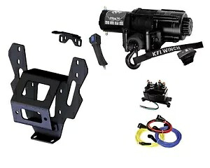 KFI SE45-R2 4500lb 合成ロープ ウインチ & マウント キット Arctic Cat Wildcat XX 1000 KFI SE45-R2 4500lb synthetic rope winch & mount kit Arctic Cat Wildcat XX 1000 【並行輸入品】
