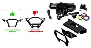KFI SE45-R2 4500ポンド合成ロープウインチ&マウントキットはPolaris Pro XP / XP 4に適合します KFI SE45-R2 4500lb synthetic rope winch & mount kit fits Polaris Pro XP / XP 4 【並行輸入品】