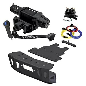 KFI AS-50WX ワイド アサルト ウインチ & マウント キット 18-21 ポラリス ターボ S モデル専用 KFI AS-50WX Wide Assault winch & mount kit for 18-21 Polaris Turbo S Models only 【並行輸入品】｜カスタムパーツ WORLD倉庫