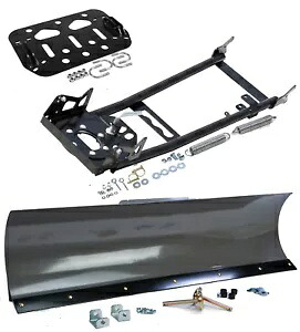 オープン トレイル / KFI 60 インチ除雪車、マウント、プッシュ チューブ キット - 2018 年以降ヤマハ コディアック 450 Open Trail / KFI 60\