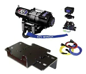 KFI A2500-R2 2500ポンド ワイヤー ロープ ウインチ & マウント キット 2004-2008 クボタ RTV900 専用 KFI A2500-R2 2500lb wire rope winch & mount kit for 2004-2008 only Kubota RTV900 【並行輸入品】