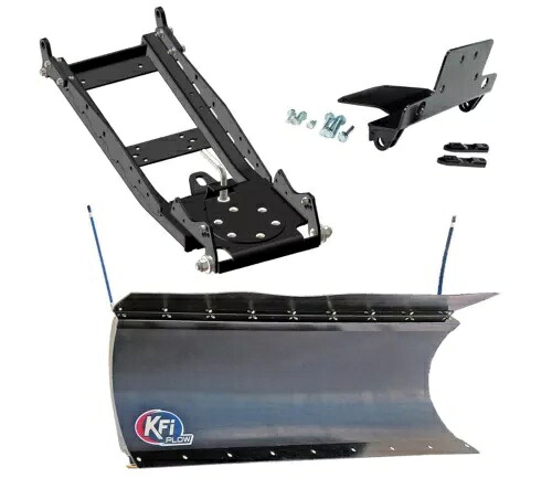 KFI 72 インチ ポリブレード除雪車/マウント/プッシュチューブキット 2019 年以降の CF-Moto UFORCE 1000 用 KFI 72\