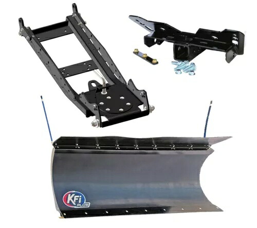 KFI 72 インチ プロポリブレード除雪機マウントプッシュチューブキットはポラリスミッドサイズレンジャーに適合します KFI 72" Pro-Poly Blade snowplow_mount_push tube kit fits Polaris Mid Size Ranger 【並行輸入品】｜カスタムパーツ WORLD倉庫
