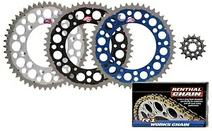 Renthal 超軽量/ツインリング スプロケット & R1 ワークス チェーン ヤマハ YZ250 YZ450F 用 Renthal Ultralight / Twinring Sprocket & R1 Works chain for Yamaha YZ250 YZ450F 【並行輸入品】