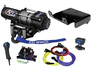 KFI A3000 ウインチ & マウントキット - スズキ LTA450、LTA500 / LTA700/ LTA750 キングクワッド KFI A3000 winch & mount kit - Suzuki LTA450, LTA500 / LTA700/ LTA750 King Quad 【並行輸入品】