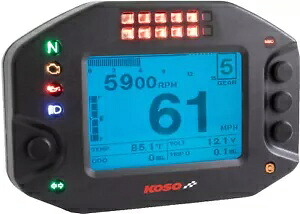 Koso BA073000 RS-2 多機能メーターおよびデータレコーダー Koso BA073000 Rs-2 Multifunction Meter And Data Recorder 【並行輸入品】