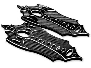 プレシジョン ビレット フロアボード パッセンジャー バッド アックス ブラック _BAX-420-ALL-BLK Precision Billet floorboards passenger Bad Axe black _BAX-420-ALL-BLK 【並行輸入品】