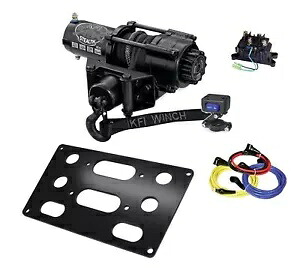 KFI SE25 2500ポンド ウインチ & マウントキットは、さまざまな 1996-2001 Arctic Cat 230-500 ATV に適合します。 KFI SE25 2500lb winch & mount kit fits various 1996-2001 Arctic Cat 230-500 ATV 【並行輸入品】