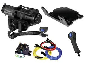 KFI SE35 ステルス ウインチ & マウントは、さまざまな 03-14 Kodiak Bruin Grizzly 350-450 に適合します。 KFI SE35 Stealth winch & mount fits various 03-14 Kodiak Bruin Grizzly 350-450 【並行輸入品】