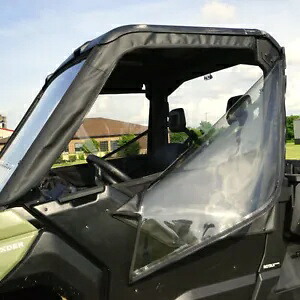 Seizmik 51-20987 ジッパー付きソフトアッパードア Can-Am ディフェンダー 2 シートモデルに適合 Seizmik 51-20987 Soft Upper Doors with Zipper fits Can-Am Defender 2 seat models 【並行輸入品】