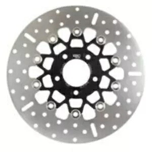 EBC RSD019Blk V ツイン ストリート ローター RSD019Blk フローティング クローム/ブラック ハーレーに適合 EBC RSD019Blk V-Twin Street Rotor RSD019Blk Floating Chrome/Black Fits Harley 【並行輸入品】｜カスタムパーツ WORLD倉庫
