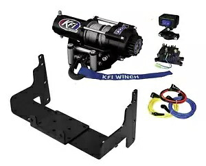 KFI A2000 ウインチ & マウントキットは、さまざまな 1995 ～ 2008 Polaris Generation 4 ATV に適合します。 KFI A2000 winch & mount kit fits various 1995-2008 Polaris Generation 4 ATV 【並行輸入品】