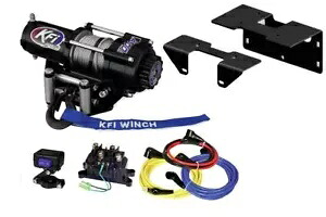 KFI A2500-R2 2500ポンド ワイヤーロープウインチ & マウントキット 2016-2021 CFMoto CForce 400に適合 KFI A2500-R2 2500lb wire rope winch & mount kit fits 2016-2021 CFMoto CForce 400 【並行輸入品】