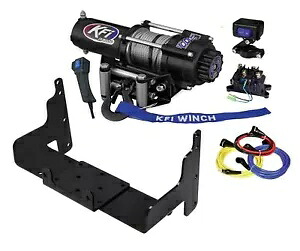 KFI A3000 ウインチ & マウントキットは、さまざまな 1995 ～ 2008 Polaris Generation 4 ATV に適合します。 KFI A3000 winch & mount kit fits various 1995-2008 Polaris Generation 4 ATV 【並行輸入品】｜カスタムパーツ WORLD倉庫