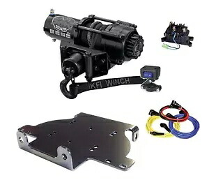 KFI SE25 2500lb ウインチ & マウントキット 2001-2004 ホンダ ルビコン 500 TRX500 FA * FGA 用 KFI SE25 2500lb winch & mount kit for 2001-2004 Honda Rubicon 500 TRX500 FA*FGA 【並行輸入品】