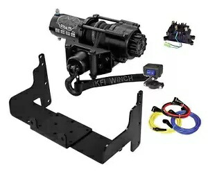 KFI SE25 2500ポンド ウインチ & マウントキット さまざまな 1995-2008 Polaris Generation 4 ATV 用 KFI SE25 2500lb winch & mount kit for various 1995-2008 Polaris Generation 4 ATV 【並行輸入品】