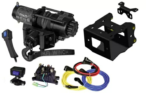 KFI SE25 2500ポンド ウインチ & マウント キット 2010 年以降のポラリス スポーツマン 400-1000 用 KFI SE25 2500lb winch & mount kit for various 2010-on Polaris Sportsman 400-1000 【並行輸入品】｜カスタムパーツ WORLD倉庫