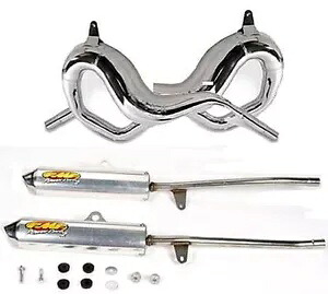 FMF エキゾーストシステム - Fatty Pipes & Powercore 2 サイレンサー - Yamaha YFZ350 Banshee FMF exhaust system - Fatty Pipes & Powercore 2 silencers - Yamaha YFZ350 Banshee 【並行輸入品】｜カスタムパーツ WORLD倉庫