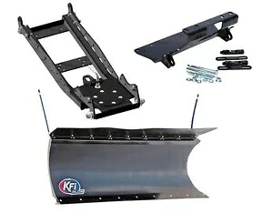 KFI 72 インチポリ除雪車/マウント/プッシュチューブキットはヤマハ Rhino 450 660 700 に適合します。 KFI 72\