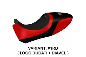 Ducati Diavel 2010 - 2013 Tappezzeria Italia レッド シートカバー 滑り止めデザイン Ducati Diavel 2010 - 2013 Tappezzeria Italia Red Seat cover Anti slip Design 【並行輸入品】｜カスタムパーツ WORLD倉庫