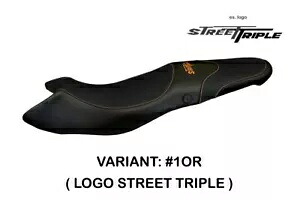 トライアンフ ストリート トリプル 2017-2012 タッペッツェリア イタリア シートカバー オレンジ 626 TRIUMPH STREET TRIPLE 2017-2012 Tappezzeria Italia Seat Cover ORANGE 626 【並行輸入品】｜カスタムパーツ WORLD倉庫