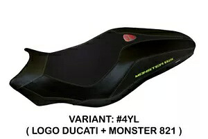 Ducati Monster 821 2018+ Tappezzeria Italia イエロー シートカバー 滑り止めデザイン Ducati Monster 821 2018+ Tappezzeria Italia Yellow Seat cover Anti slip Design 【並行輸入品】|カスタムパーツ WORLD倉庫