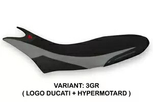 Ducati ハイパーモタード 950 Tappezzeria Italia グレー シートカバー 滑り止めデザイン Ducati Hypermotard 950 Tappezzeria Italia Grey Seat cover Anti slip Design 【並行輸入品】|カスタムパーツ WORLD倉庫