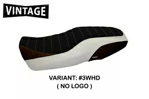 ヤマハ XSR 900 タッペッツェリア イタリア シートカバー ホワイト ダークブラウン 1731 に適合 Fit YAMAHA XSR 900 Tappezzeria Italia Seat Cover WHITE-DARK BROWN 1731 【並行輸入品】