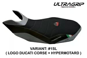 Ducati ハイパーモタード 796 - 1100 Evo 2007-2012 Tappezzeria Italia シルバー シートカバー Ducati Hypermotard 796 - 1100 Evo 2007-2012 Tappezzeria Italia Silver Seat cover 【並行輸入品】