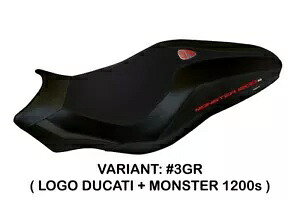 Ducati Monster 1200 - 1200S 2017 - 2018 Tappezzeria Italia グレー シートカバー Ducati Monster 1200 - 1200S 2017 - 2018 Tappezzeria Italia Grey Seat cover 【並行輸入品】｜カスタムパーツ WORLD倉庫