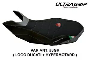 Ducati ハイパーモタード 796 - 1100 Evo 2007-2012 Tappezzeria Italia グレー シートカバー Ducati Hypermotard 796 - 1100 Evo 2007-2012 Tappezzeria Italia Grey Seat cover 【並行輸入品】