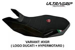 Ducati ハイパーモタード 796 - 1100 Evo 2007-2012 Tappezzeria Italia グレー シートカバー Ducati Hypermotard 796 - 1100 Evo 2007-2012 Tappezzeria Italia Grey Seat cover 【並行輸入品】