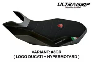 Ducati ハイパーモタード 796 - 1100 Evo 2007-2012 Tappezzeria Italia グレー シートカバー Ducati Hypermotard 796 - 1100 Evo 2007-2012 Tappezzeria Italia Grey Seat cover 【並行輸入品】