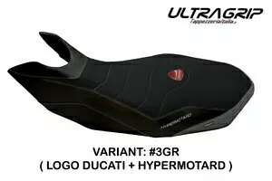 Ducati ハイパーモタード 796 - 1100 Evo 2007-2012 Tappezzeria Italia グレー シートカバー Ducati Hypermotard 796 - 1100 Evo 2007-2012 Tappezzeria Italia Grey Seat cover 【並行輸入品】
