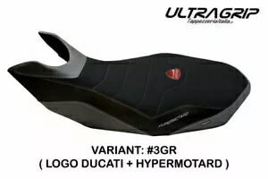 Ducati ハイパーモタード 796 - 1100 Evo 2007-2012 Tappezzeria Italia グレー シートカバー Ducati Hypermotard 796 - 1100 Evo 2007-2012 Tappezzeria Italia Grey Seat cover 【並行輸入品】