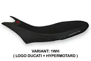 Ducati ハイパーモタード 950 Tappezzeria Italia ホワイト シートカバー 滑り止めデザイン Ducati Hypermotard 950 Tappezzeria Italia White Seat cover Anti slip Design 【並行輸入品】