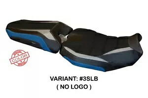 ヤマハ トレーサー 900 2018-2020 Tappezzeria Italia シートカバー シルバーブルー 1538 に適合 Fit YAMAHA TRACER 900 2018-2020 Tappezzeria Italia Seat Cover SILVER-BLUE 1538 【並行輸入品】