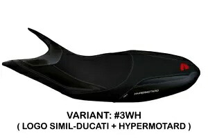 Ducati ハイパーモタード 821 Tappezzeria Italia ホワイト シートカバー 滑り止めデザイン Ducati Hypermotard 821 Tappezzeria Italia White Seat cover Anti slip Design 【並行輸入品】|カスタムパーツ WORLD倉庫