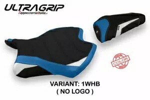 ヤマハ R6 2017-2019 Tappezzeria Italia シートカバー ホワイト - ブルー 1614 に適合 Fit YAMAHA R6 2017-2019 Tappezzeria Italia Seat Cover WHITE - BLUE 1614 【並行輸入品】