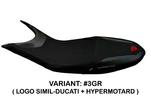 Ducati ハイパーモタード 821 Tappezzeria Italia グレー シートカバー 滑り止めデザイン Ducati Hypermotard 821 Tappezzeria Italia Grey Seat cover Anti slip Design 【並行輸入品】｜カスタムパーツ WORLD倉庫
