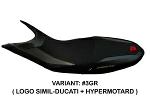 Ducati ハイパーモタード 821 Tappezzeria Italia グレー シートカバー 滑り止めデザイン Ducati Hypermotard 821 Tappezzeria Italia Grey Seat cover Anti slip Design 【並行輸入品】