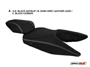 KTM デューク 390 2018-2019 Motok シートカバー 滑り止め ブラック & ダーク D1047 KTM Duke 390 2018-2019 Motok Seat cover Anti slip Black & Dark D1047 【並行輸入品】