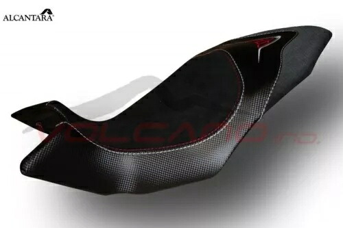 MV アグスタ ドラッグスター 800 2014-2017 デザイン ボルケーノ サドルカバー アンチ シボロ ブラック MV Agusta Dragster 800 2014-2017 design Volcano Saddle cover Anti scivolo Black 【並行輸入品】｜カスタムパーツ WORLD倉庫